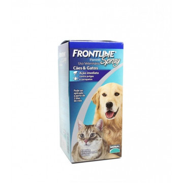 Frontline Spray Cães e Gatos - 100ml / 250ml  Antipulgas e Carrapatos
